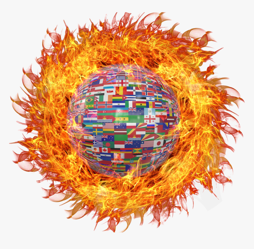 Fire Png Transparent Image - Transparent World On Fire, Png Download, Free Download