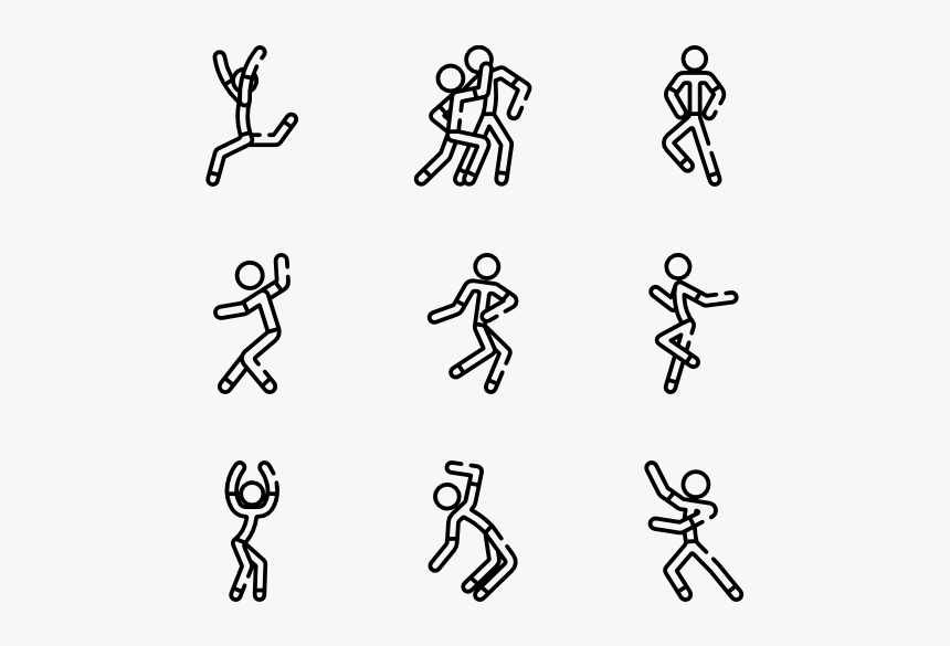 Dance Styles - Line Art, HD Png Download, Free Download