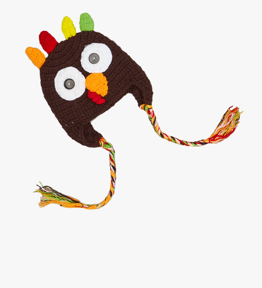 Turkey Thanksgiving Knit Hat - Cartoon, HD Png Download, Free Download