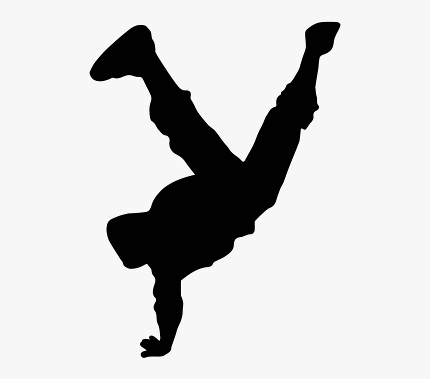 Hip Hop Dance Silhouette Png, Transparent Png, Free Download