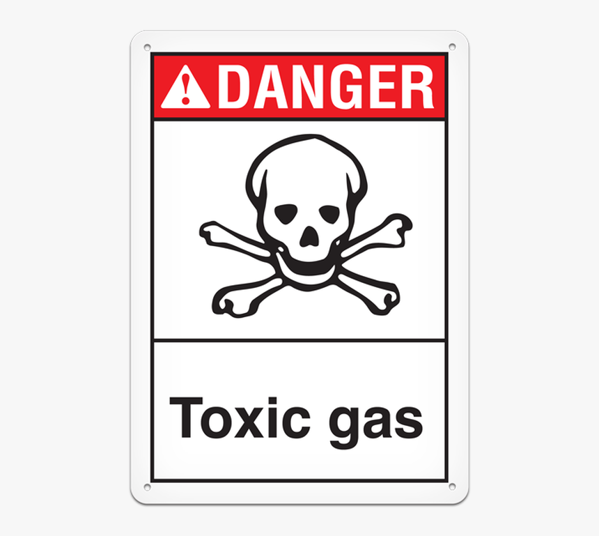 Toxic Gas Warning Sign, HD Png Download, Free Download