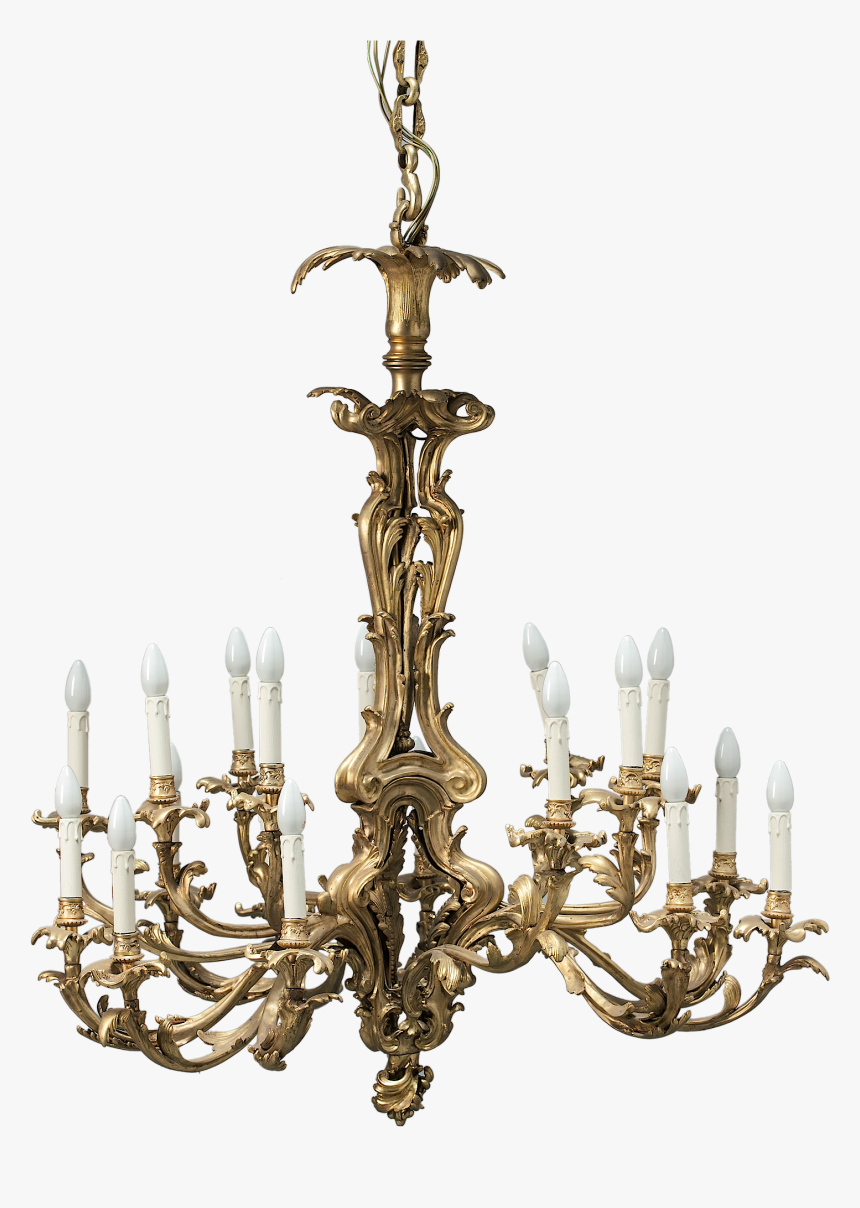 Victorian Chandelier , Png Download - Chandelier Rococo, Transparent Png, Free Download