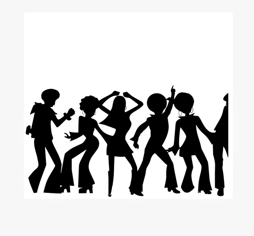 Disco, People, Dancing, Party, Afro, Hairstyle, 80s - People Partying Clipart, HD Png Download, Free Download