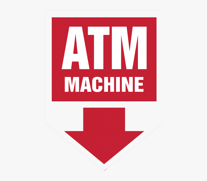 Atm Machine Sign, HD Png Download, Free Download