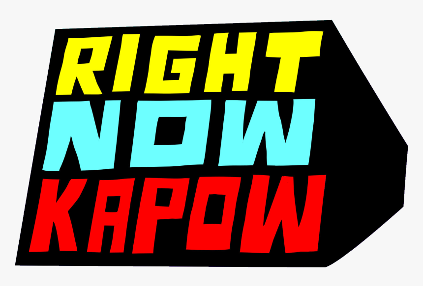 Disney Xd Right Now Kapow Clipart , Png Download - Right Now Kapow Logo, Transparent Png, Free Download