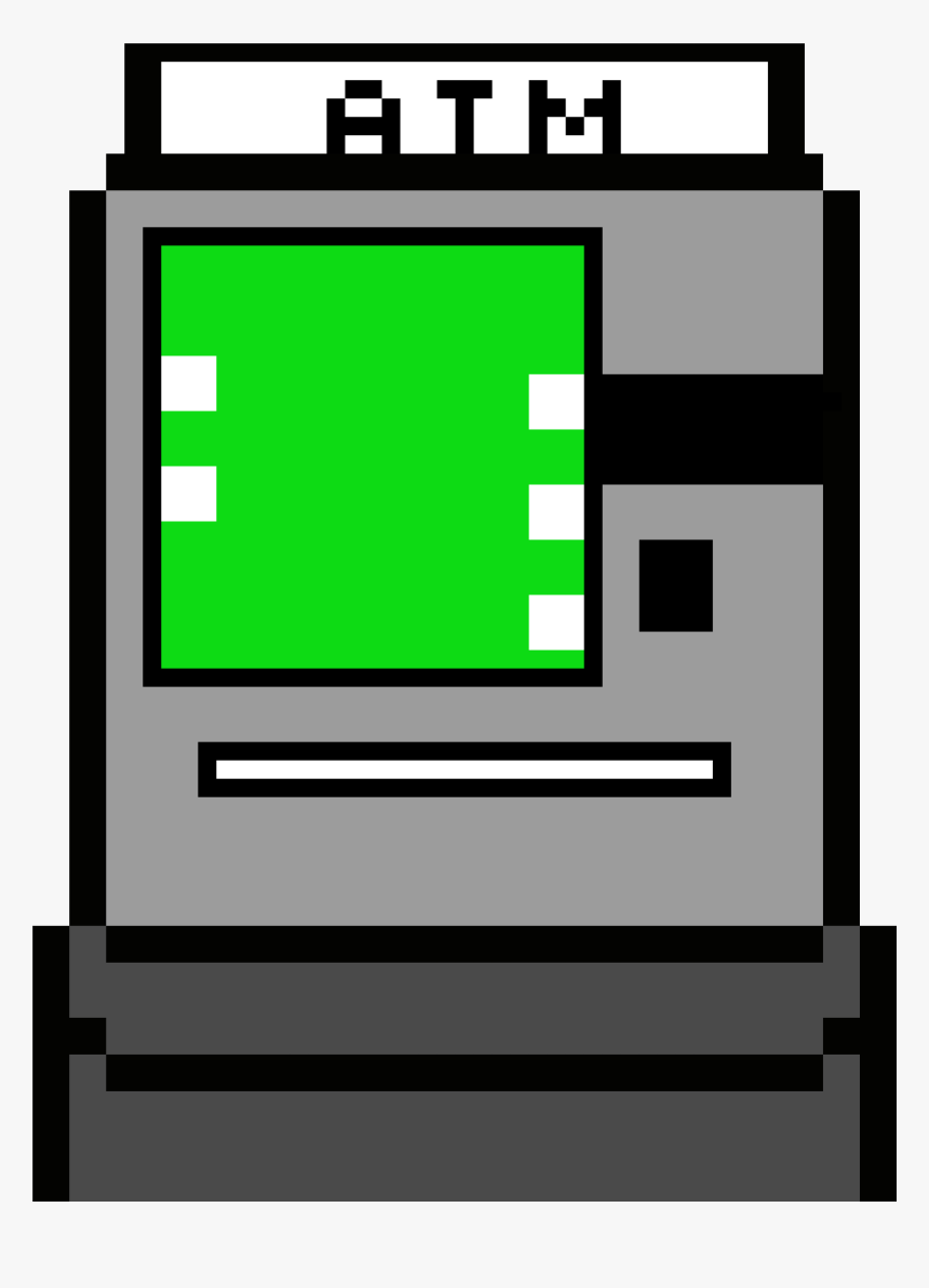 Pixel Art Atm, HD Png Download, Free Download