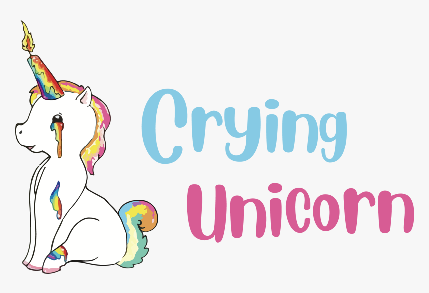 Unicorn Cry , Transparent Cartoons - Crying Unicorn, HD Png Download, Free Download