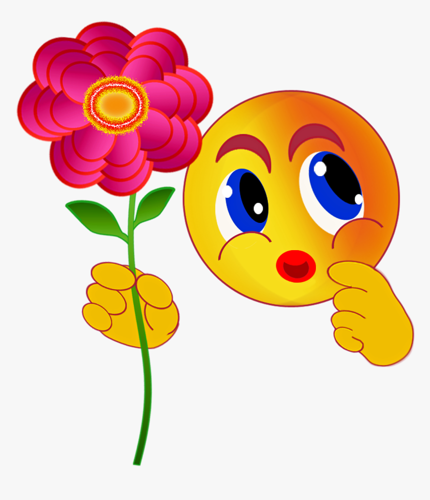 Free Emoji Downloads Flowers, HD Png Download, Free Download