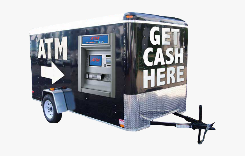 Mobile Event Atm Trailer - Atm Machine, HD Png Download, Free Download