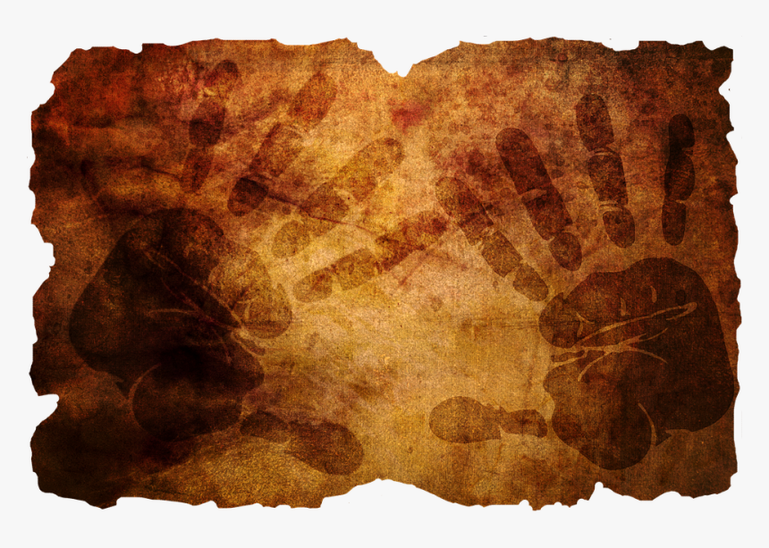 Paper, Old, Antique, Handprint, Finger, Reprint - Old Handprint Transparent, HD Png Download, Free Download