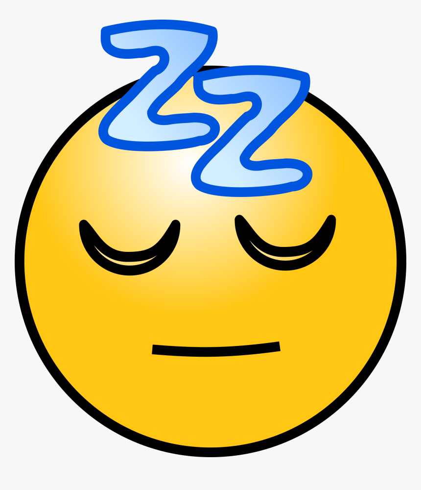 Emoticons Sleeping Face Big - Sleep Clipart, HD Png Download, Free Download