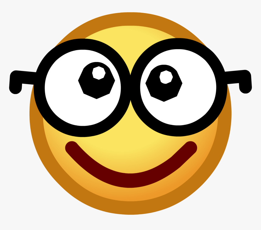 Happy Nerd Emoji, HD Png Download, Free Download