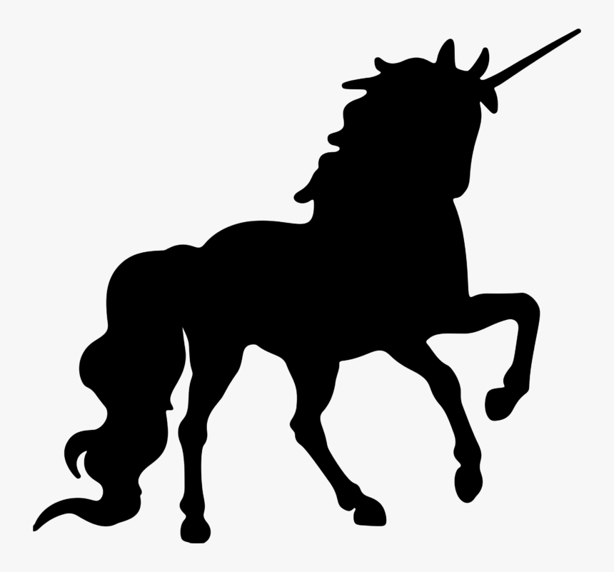 Unicorn Silhouette Clip Art, HD Png Download, Free Download