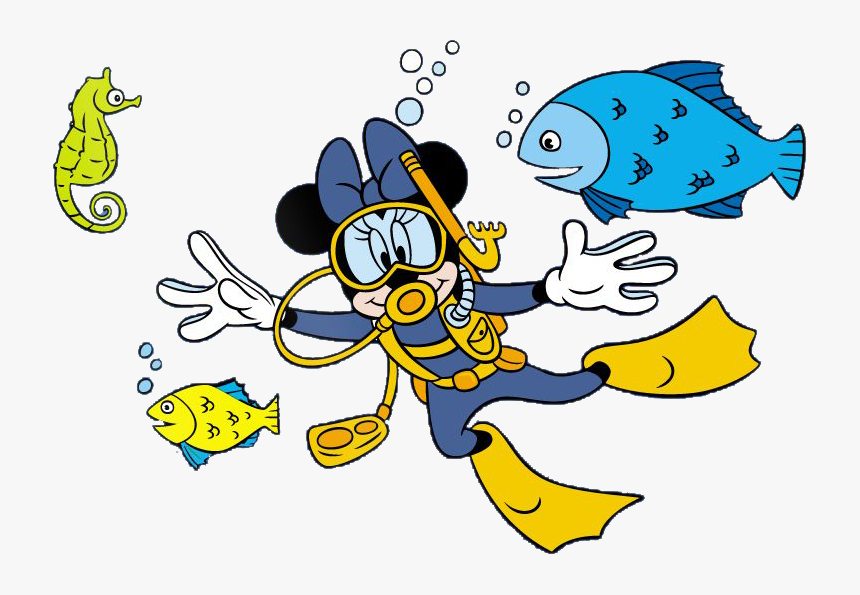Gntl Kb Mickey Mouse - Mickey Mouse Clipart Swimming, HD Png Download, Free Download