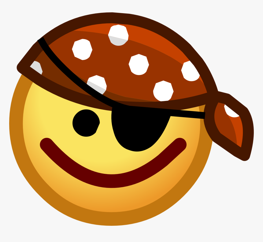 List Of Emoticons - Emoji Pirata Png, Transparent Png, Free Download