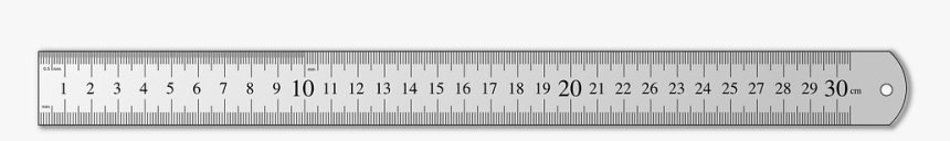 Ruler, Measure, Length, Meter, Cm, Centimeter, Office - Meter Stick Clipart Black And White, HD Png Download, Free Download