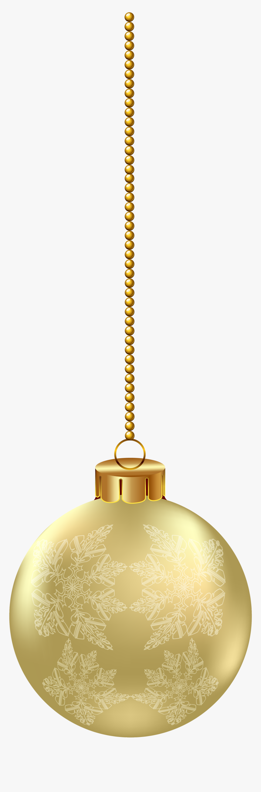 Hanging Christmas Ornament Png Clipart Image - Hanging Christmas Decoration Png, Transparent Png, Free Download