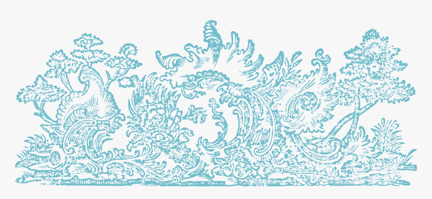 Vintage Wave Ornament - Ornamental Waves, HD Png Download, Free Download