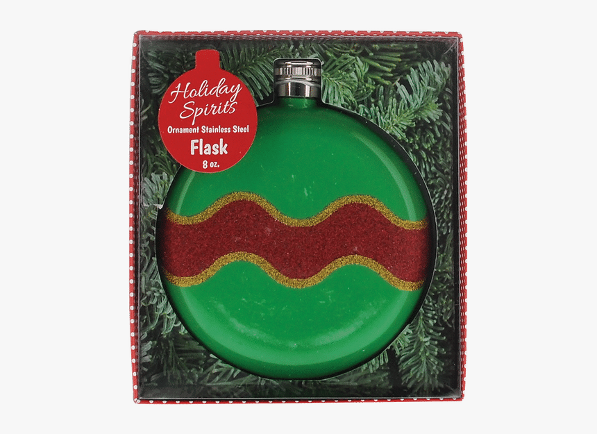 Holiday Ornament Cocktail Flask - Christmas Ornament, HD Png Download, Free Download