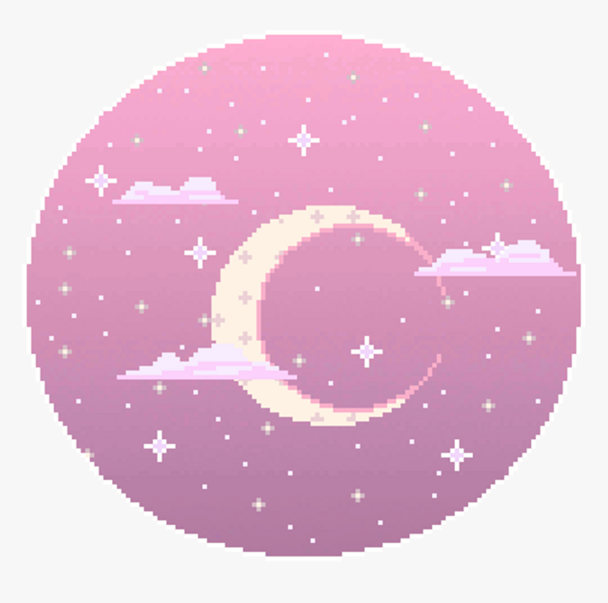 Gif Pixel Art Moon Tenor - Aesthetic Profile Picture Gif, HD Png Download, Free Download