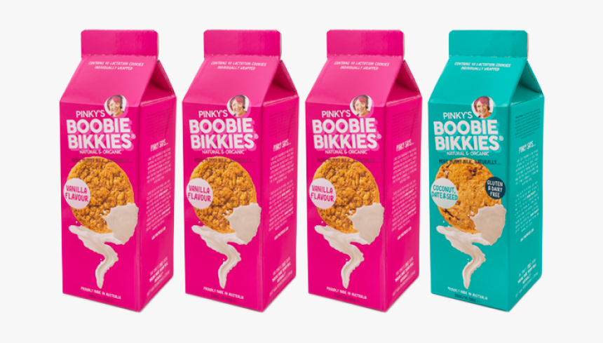 Vanilla Coconut Quad Pack - Boobie Biscuits, HD Png Download, Free Download