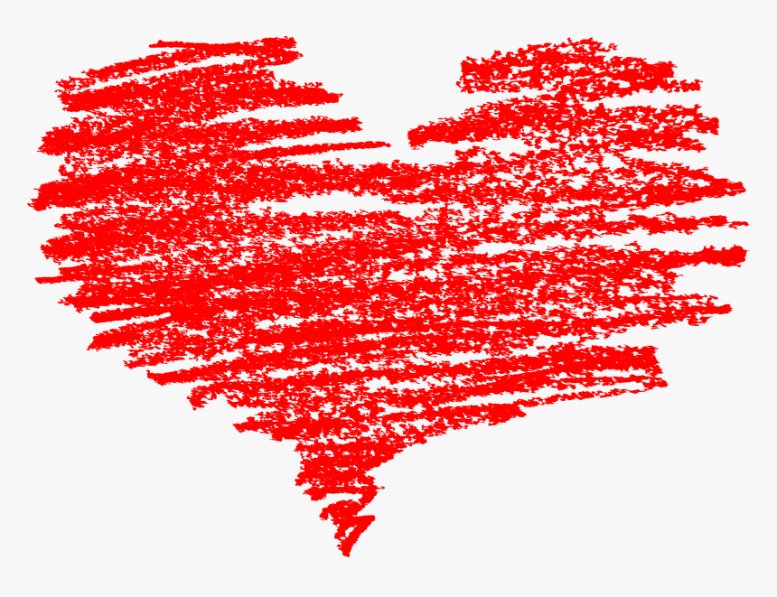 Transparent Background Crayon Heart Clipart, HD Png Download, Free Download