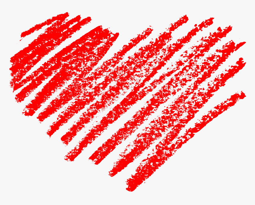 Transparent Heart Doodle Png - Scribble Heart Transparent Background, Png Download, Free Download