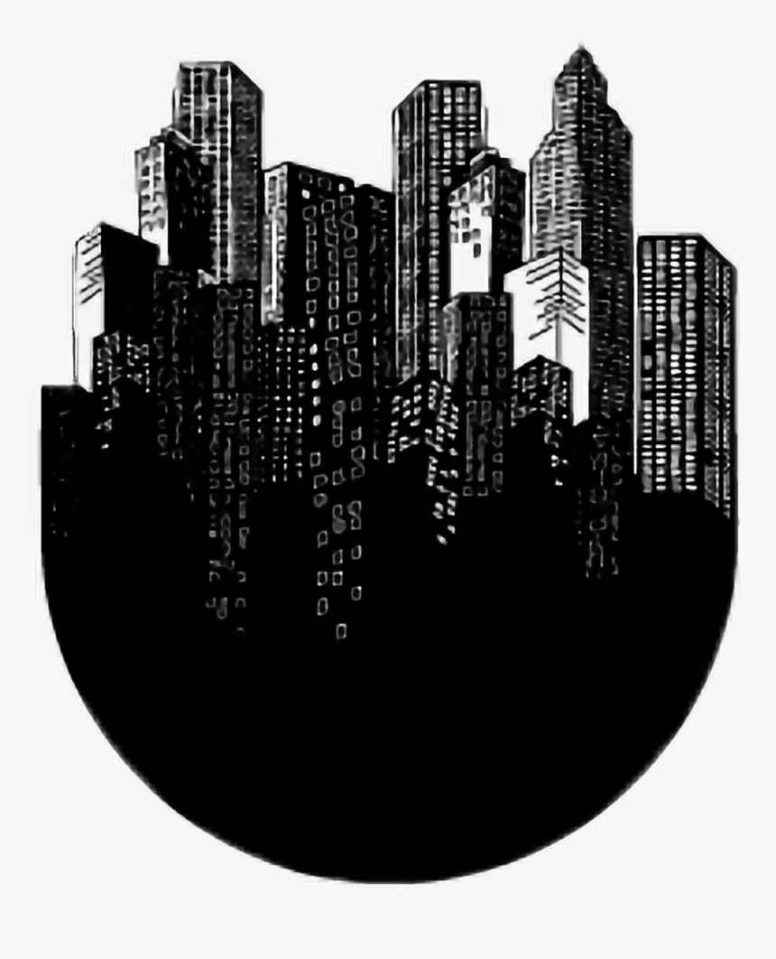 #city #aesthetic #black #white #blackandwhite #tumblr - Black And White Aesthetic, HD Png Download, Free Download