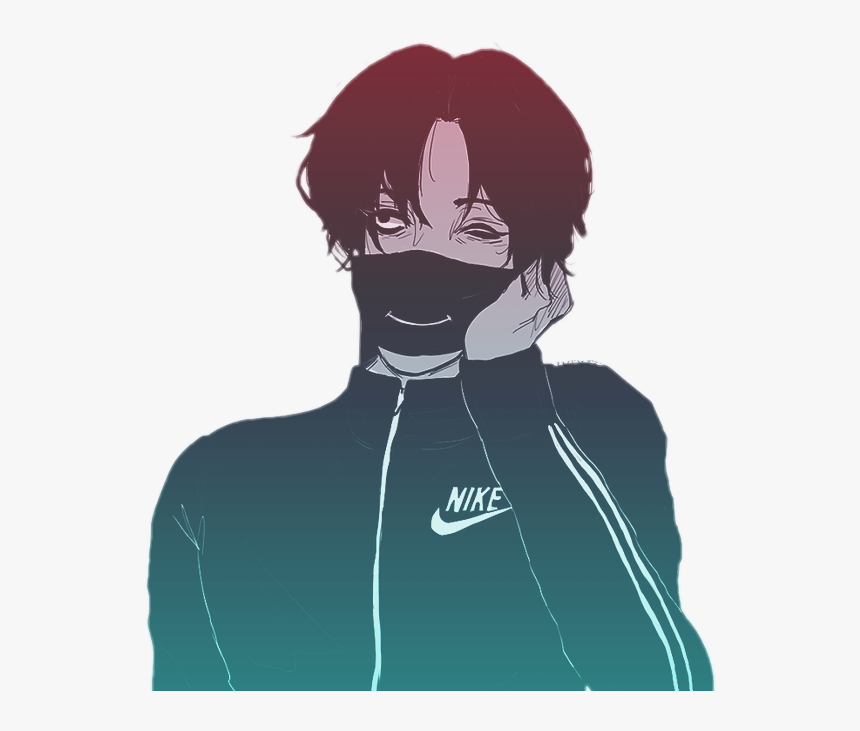 Anime Vaporwave Png - Sad Anime Boy Aesthetic, Transparent Png, Free Download