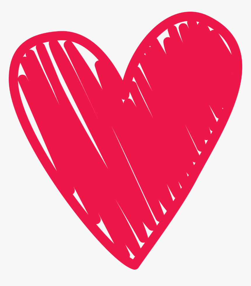 B C Pinterest - Scribble Heart Clipart, HD Png Download, Free Download