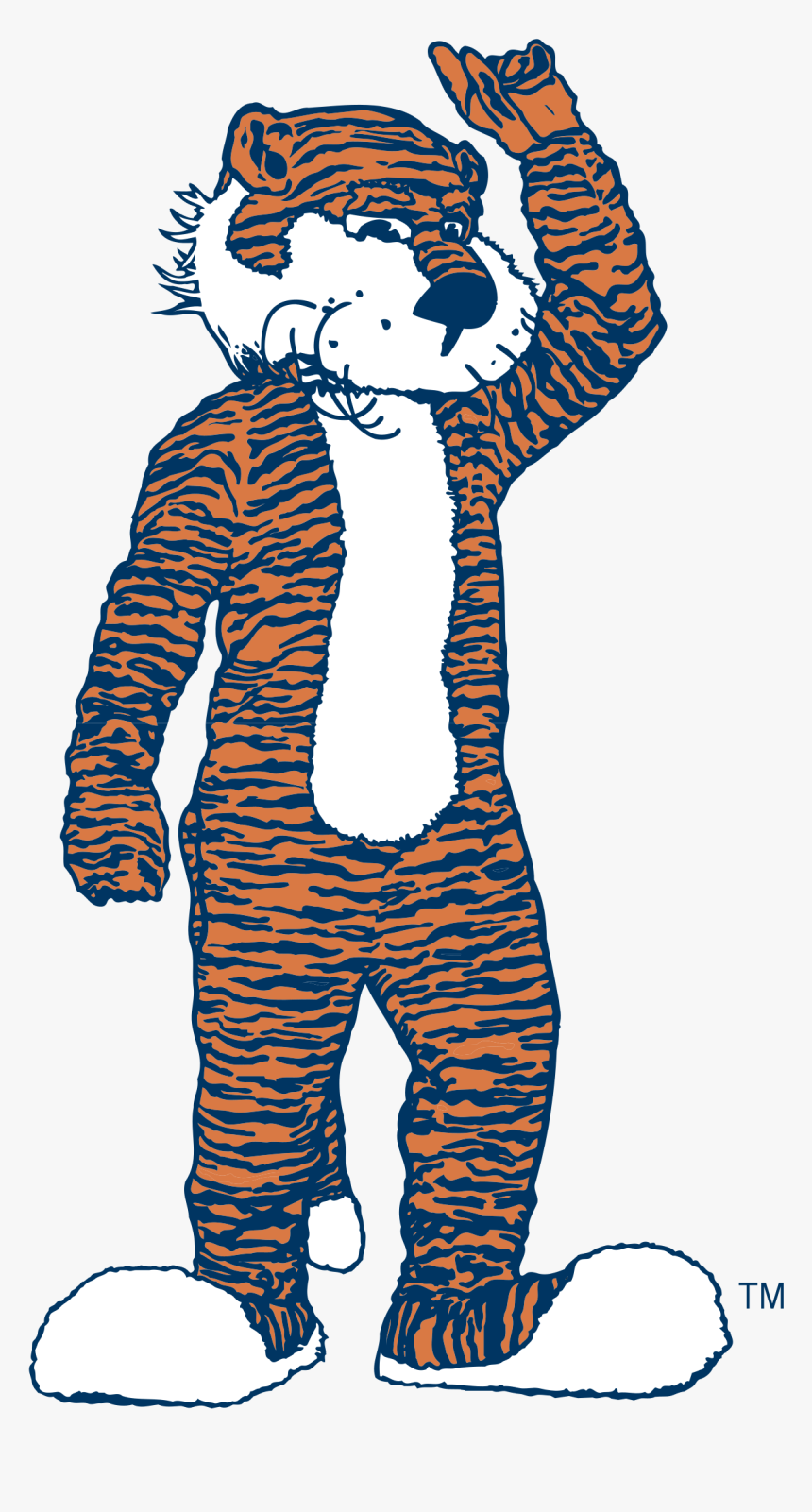 Auburn Tigers Logo Png Transparent - Clemson Tigers Mascot Png, Png Download, Free Download