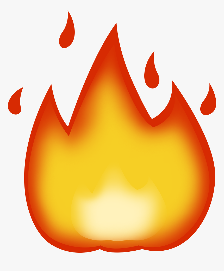 Flame Emoji Cutouts - Redmi Note 7 Pro Sim Slot, HD Png Download, Free Download
