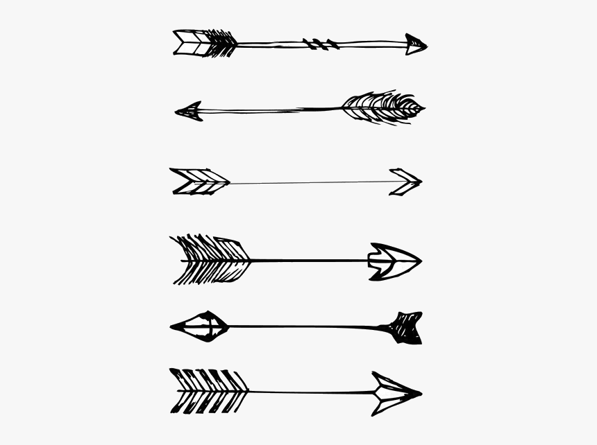 Clip Art Collection Of Free Transparent - Arrow Drawing, HD Png Download, Free Download