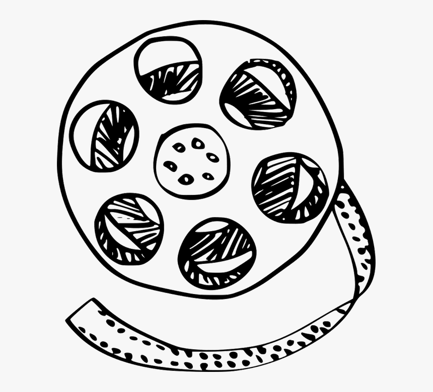 Film Reel Png - Film Reel Drawing Png, Transparent Png, Free Download