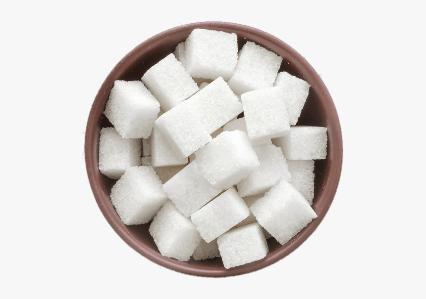 Bowl Of Sugar Cubes - 30 Teaspoons Of Sugar, HD Png Download, Free Download