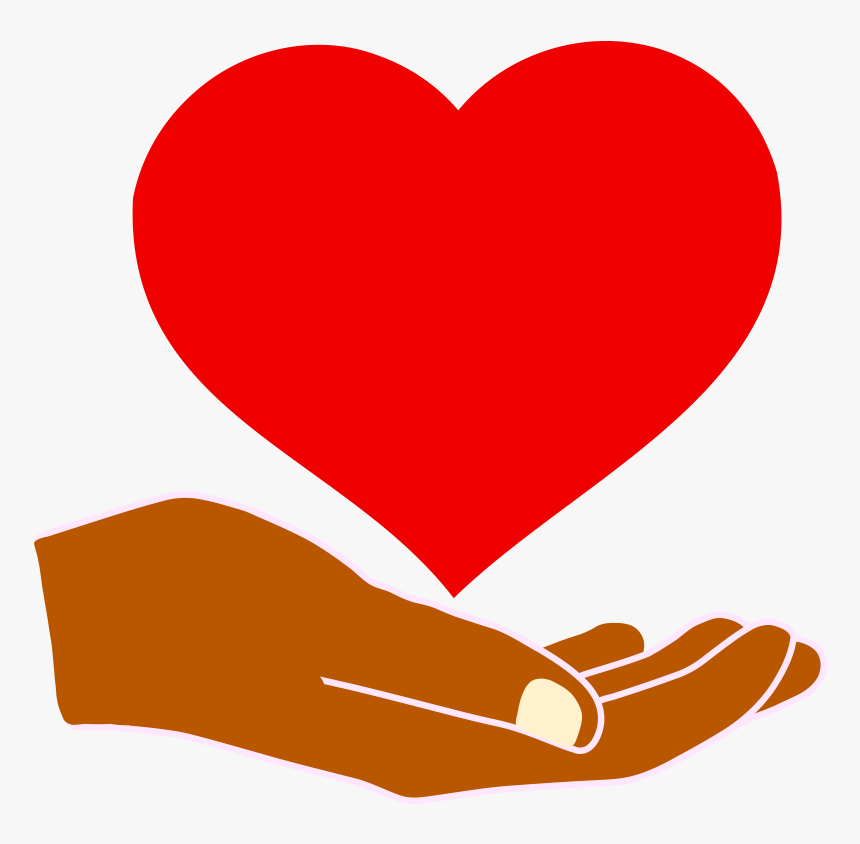 Heart In Hand Png Clipart Heart In Hand Clipart Transparent Png Kindpng