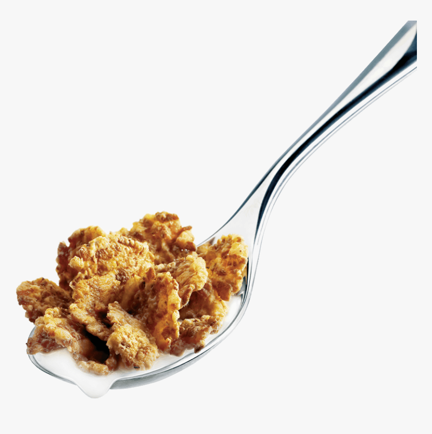 Transparent Cheerios Clipart - Cereal On Spoon Transparent, HD Png Download, Free Download