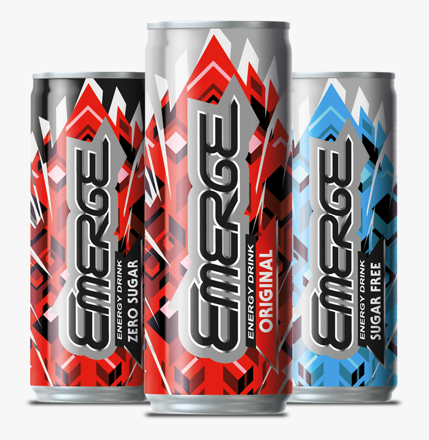 Transparent Energy Drinks Png - Emerge Drink, Png Download, Free Download