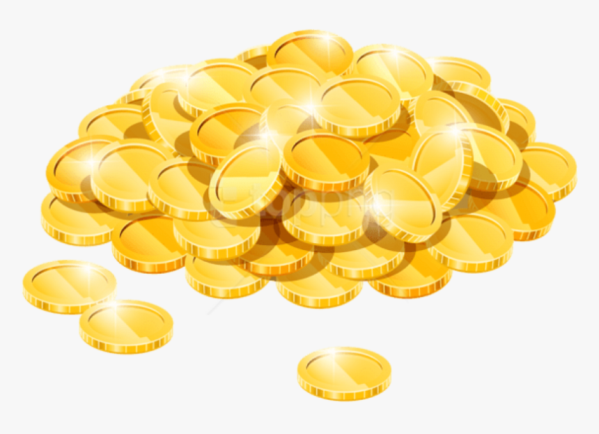 Pile Of Gold Png - Gold Coins Clip Art, Transparent Png, Free Download