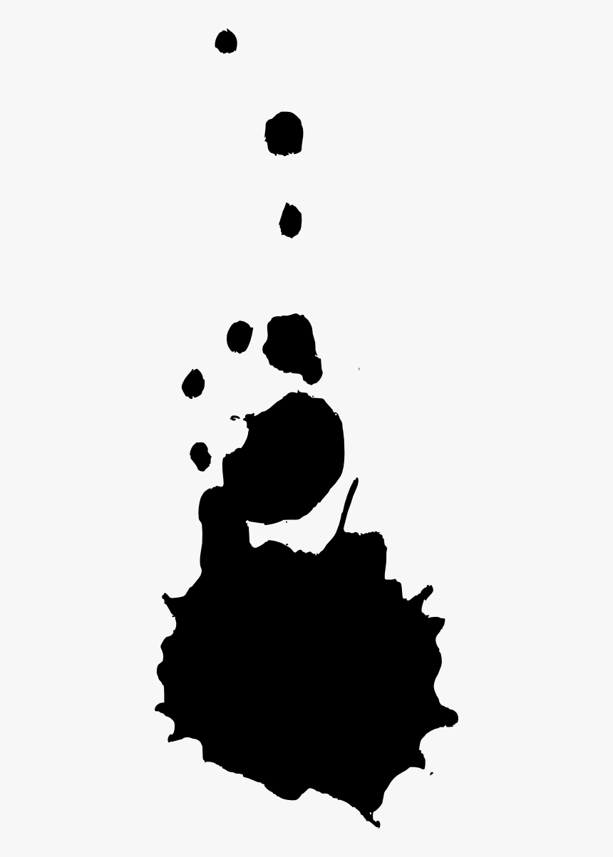 19 Black Paint Splatters Vol - Silhouette, HD Png Download, Free Download