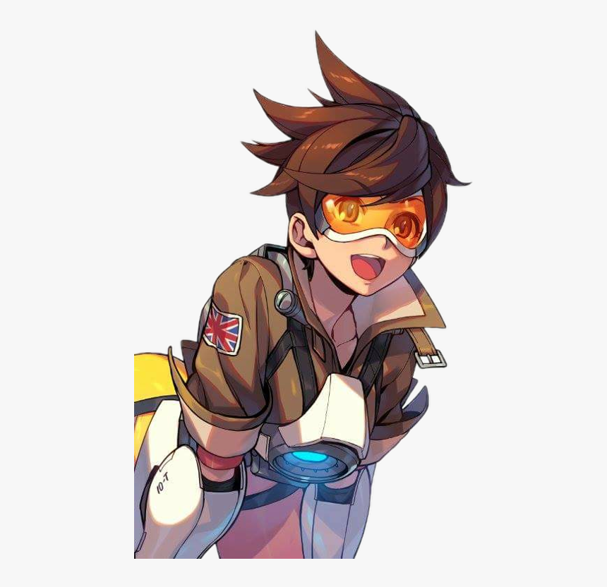 Overwatch Tracer Thicc , Transparent Cartoons - Overwatch Tracer Thicc, HD Png Download, Free Download