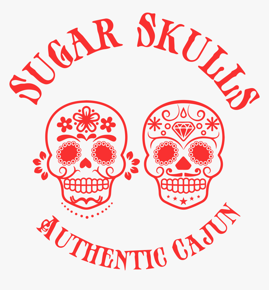 Sugar Skulls Authentic Cajun - Big 8 Conference Wisconsin, HD Png Download, Free Download