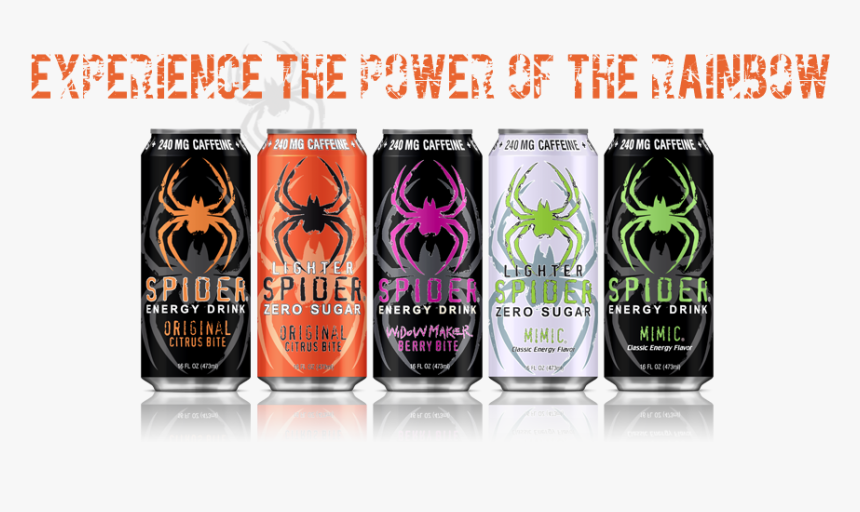 Spider Energy Drinks - Energy Drink, HD Png Download, Free Download