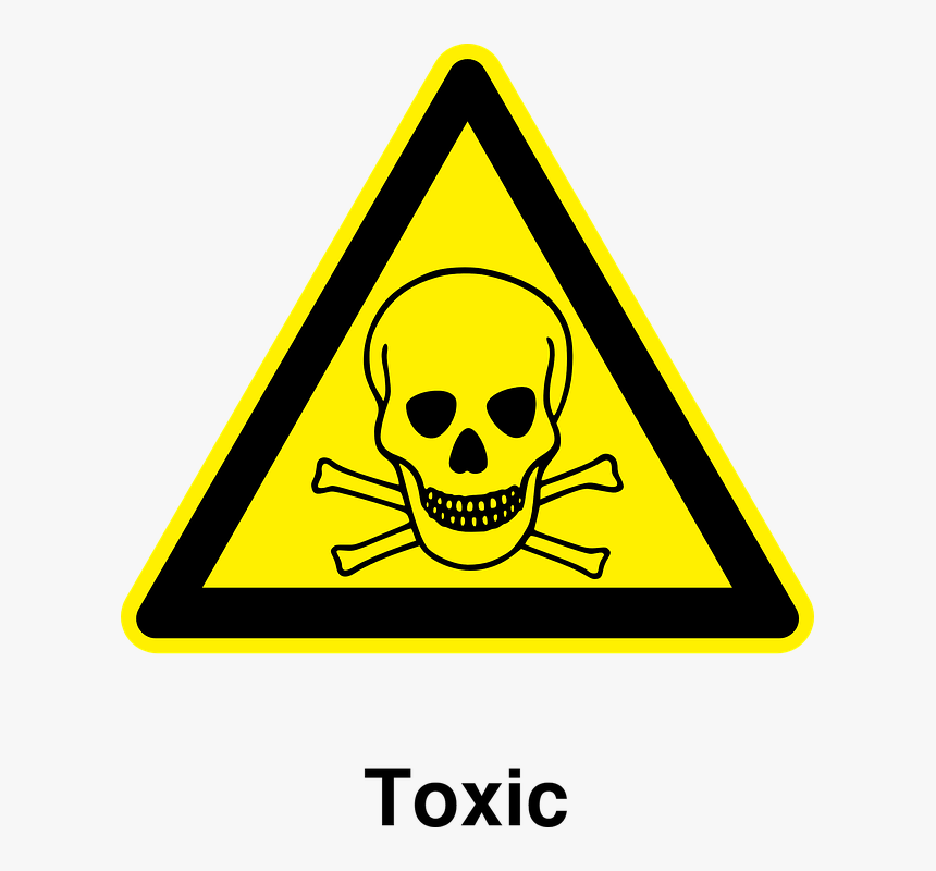 Toxic, Materials, Warning, Poisonous, Dangerous, Waste - Toxic Symbol, HD Png Download, Free Download