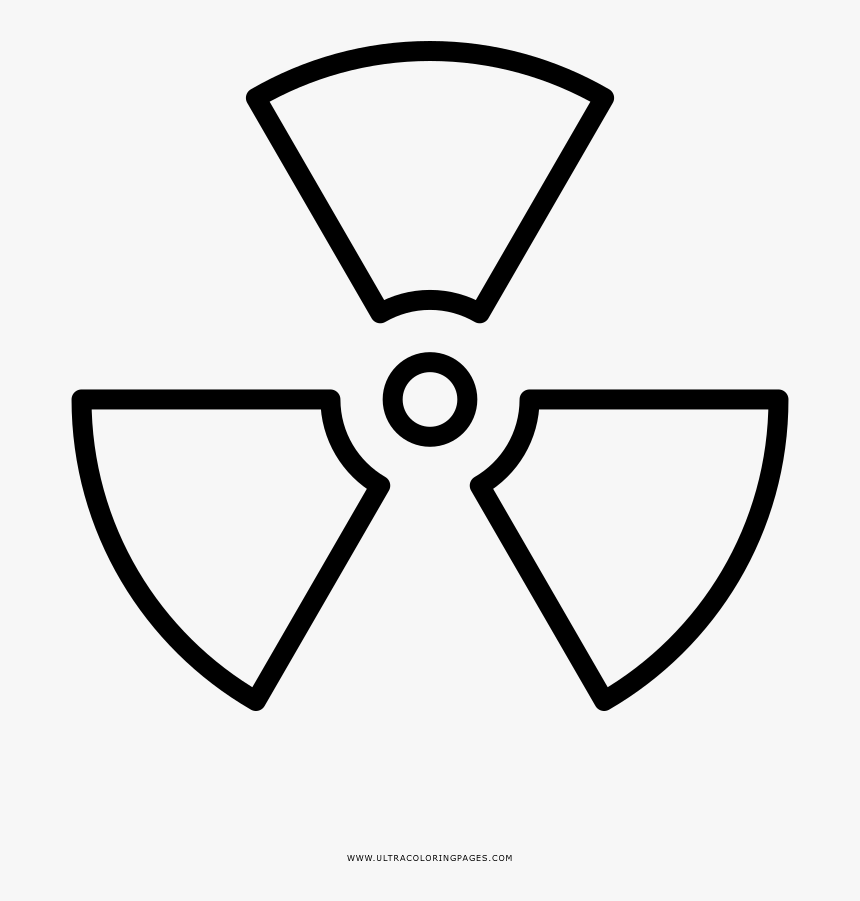Radiation Drawing Toxic Clip Art Free - Radiation Drawing, HD Png Download, Free Download
