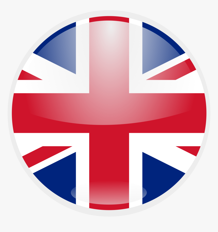 Flag Clipart Circle - Uk Flag Round Png, Transparent Png, Free Download