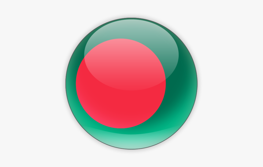 Bangladesh Flag Round Icon, HD Png Download, Free Download