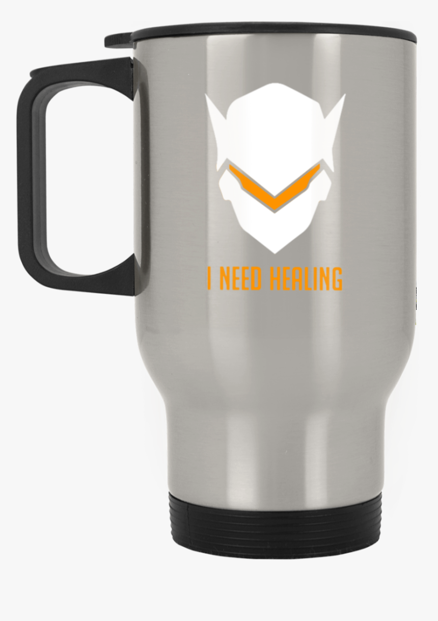 I Need Healing Genji Mask Genji Face Overwatch Icon - Fuck Fuck Here Cup, HD Png Download, Free Download