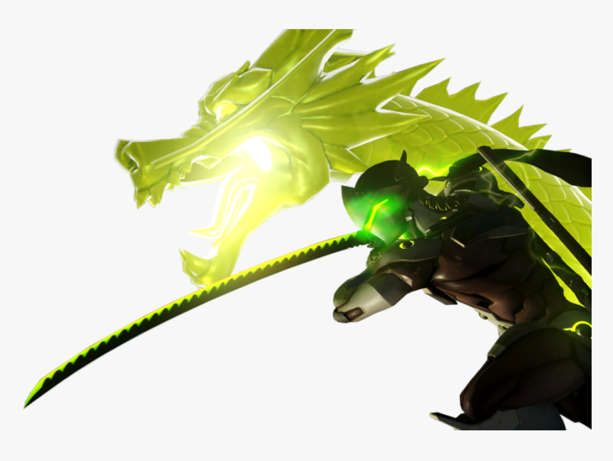 Overwatch Render By Popokupingupop - Overwatch Genji Dragon Png, Transparent Png, Free Download