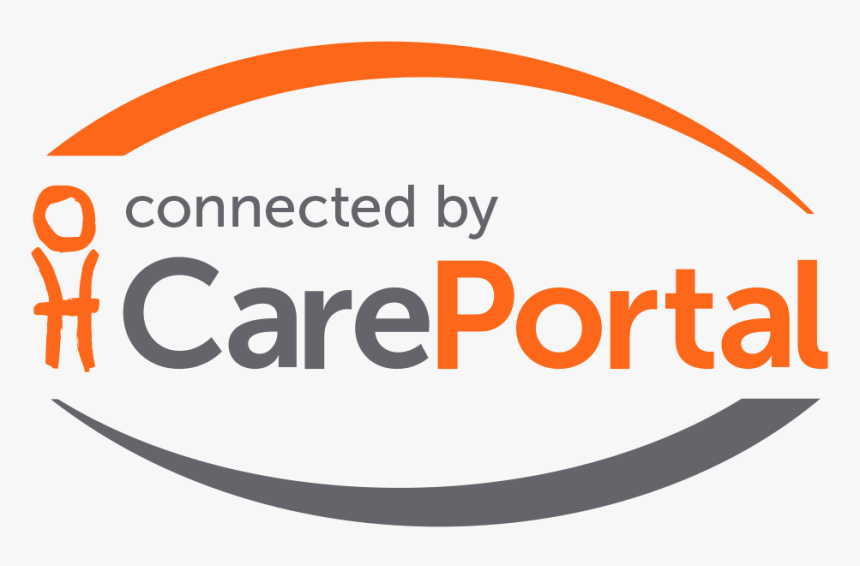 Connected By Careportal Swooshes - Care Portal, HD Png Download, Free Download